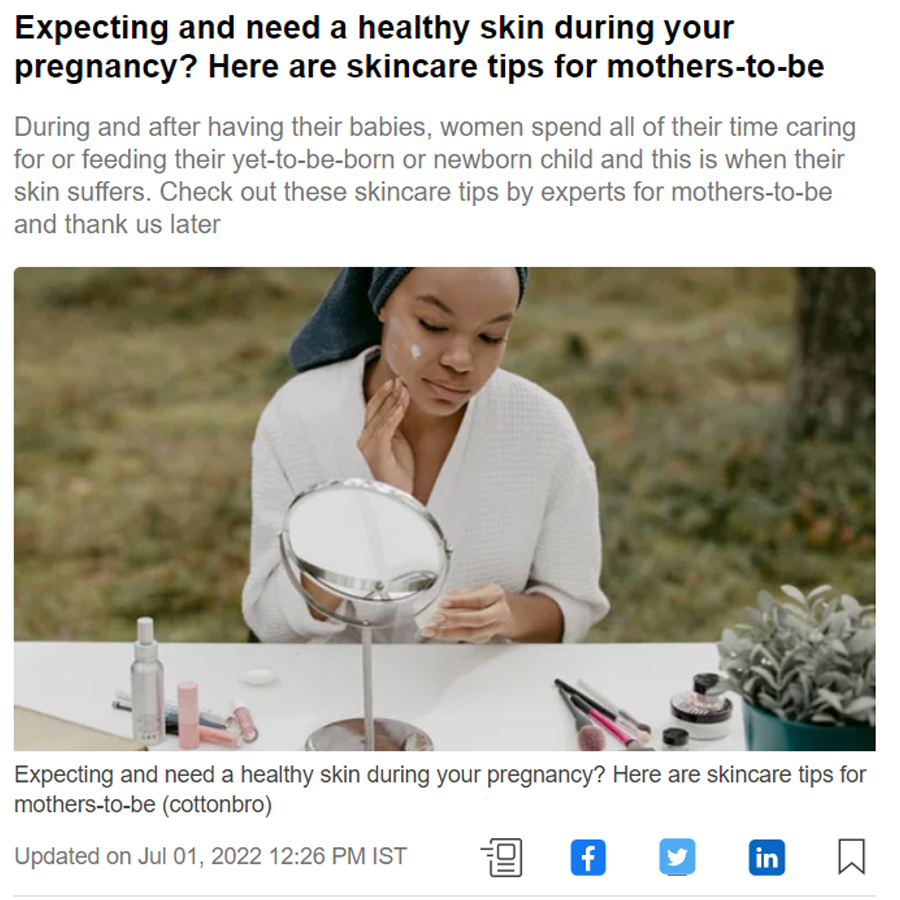 Expecting and need a healthy skin during your pregnancy? Here are skincare tips for mothers-to-be — Hindustan Times