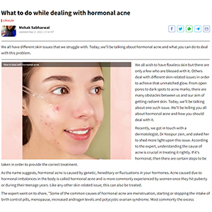 Skinzest in Times Now — Times Now