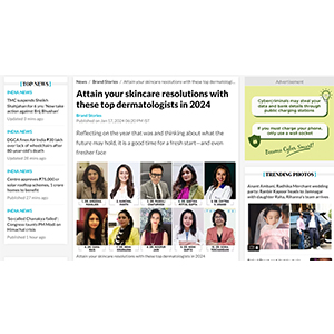 Attain your skincare resolutions with these top dermatologists in 2024 — Hindustan Times