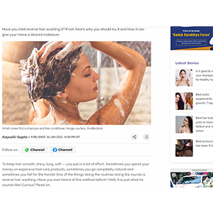Does reverse hair washing work lets know from an expert — Healthshots