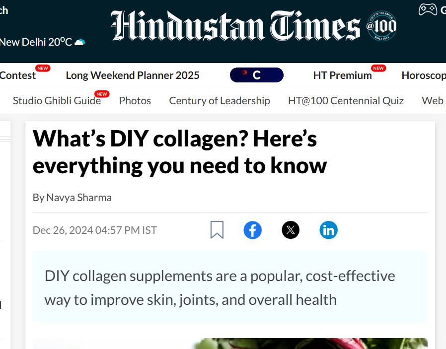 Whats diy collagen here s everything you need to know — Hindustan Times