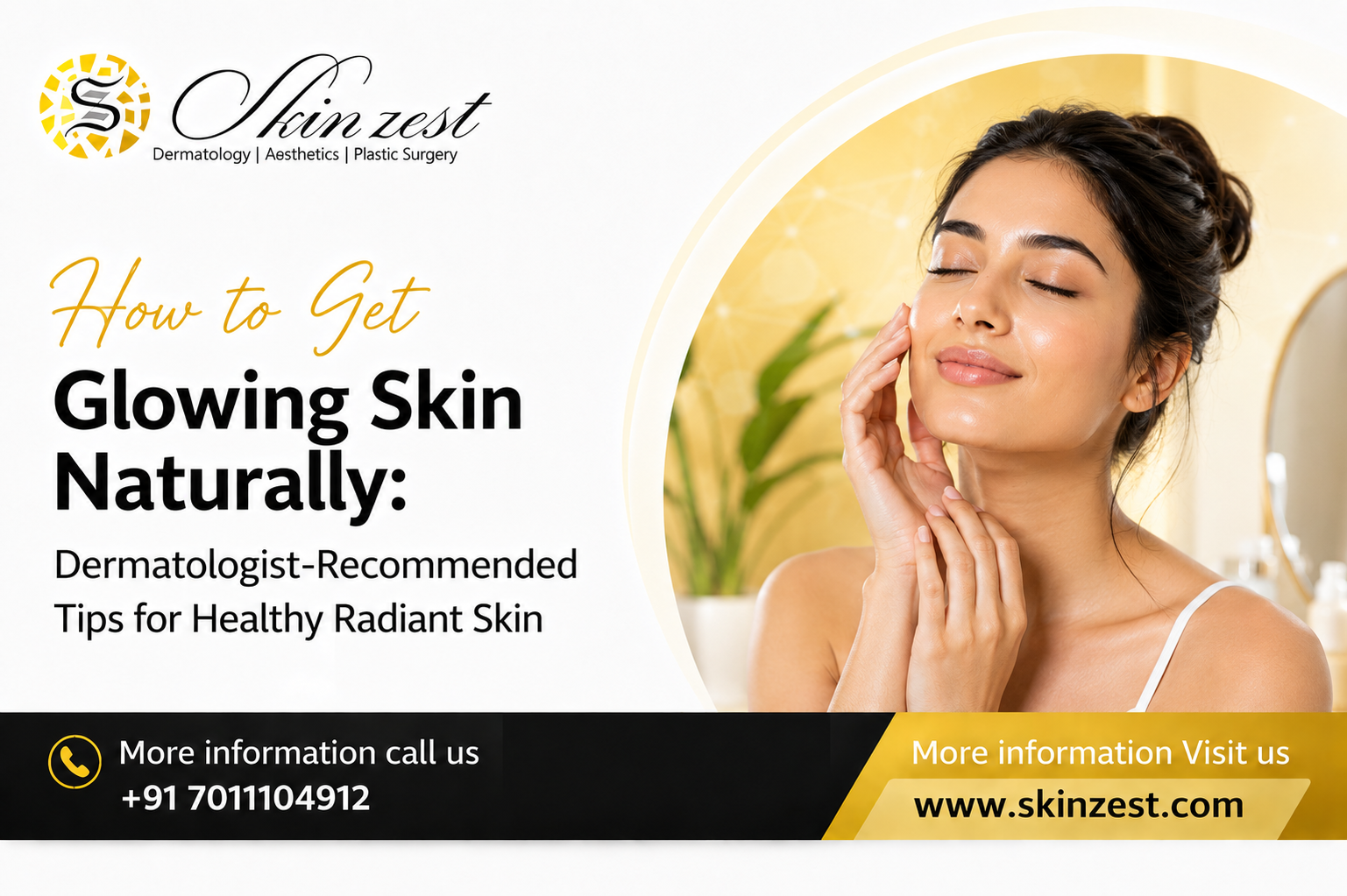 Woman-following-natural-skincare-routine-for-glowing-skin-with-cleansing-hydration-healthy-diet-sunscreen-and-face-mask-for-radiant-and-healthy-complexion