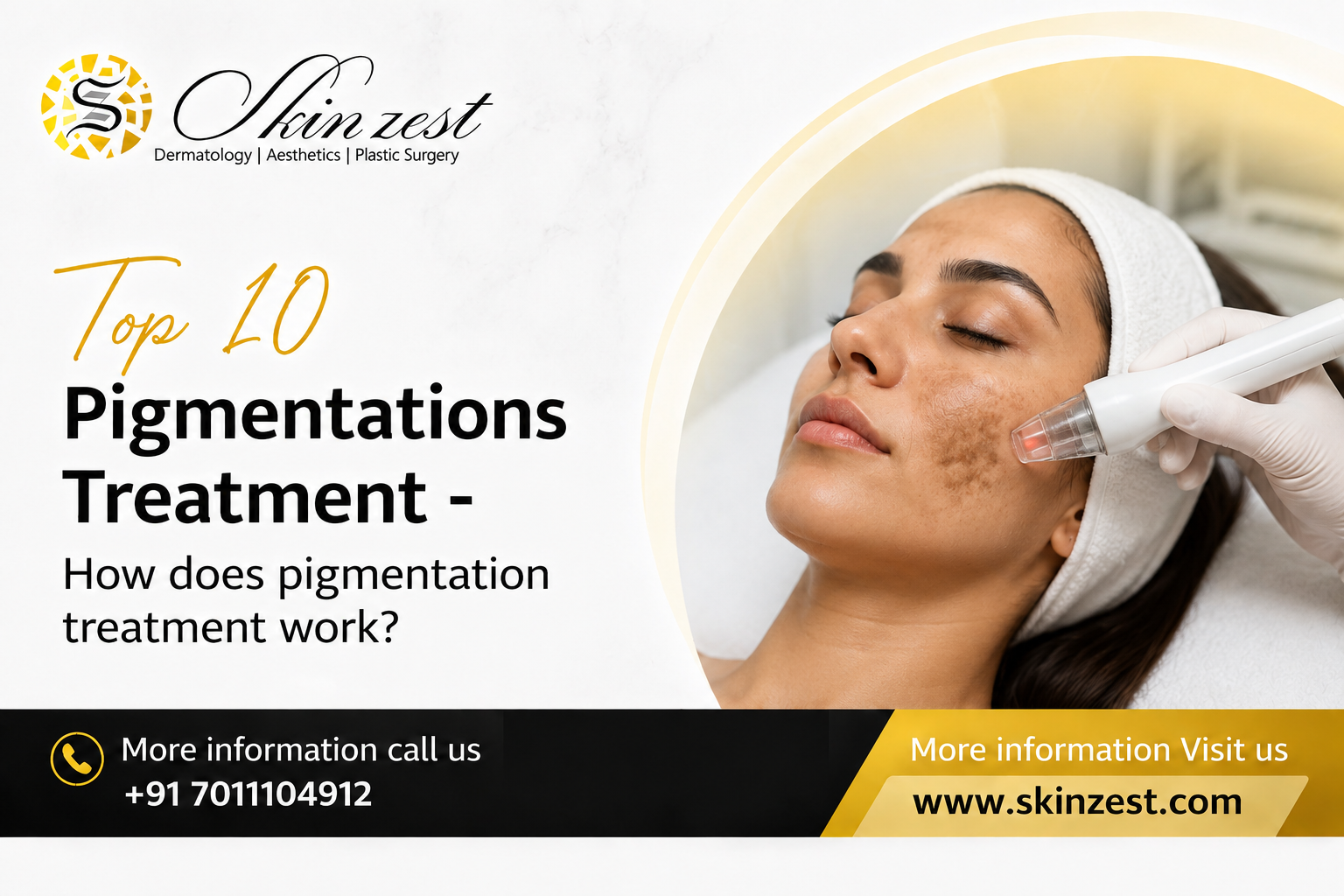 Pigmentation-treatment-for-dark-spots-and-uneven-skin-tone-showing-dermatologist-performing-advanced-skin-therapy-to-reduce-hyperpigmentation-and-reveal-clearer-brighter-and-even-looking-skin